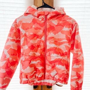 All in Motion Pink and White Fleece Jacket